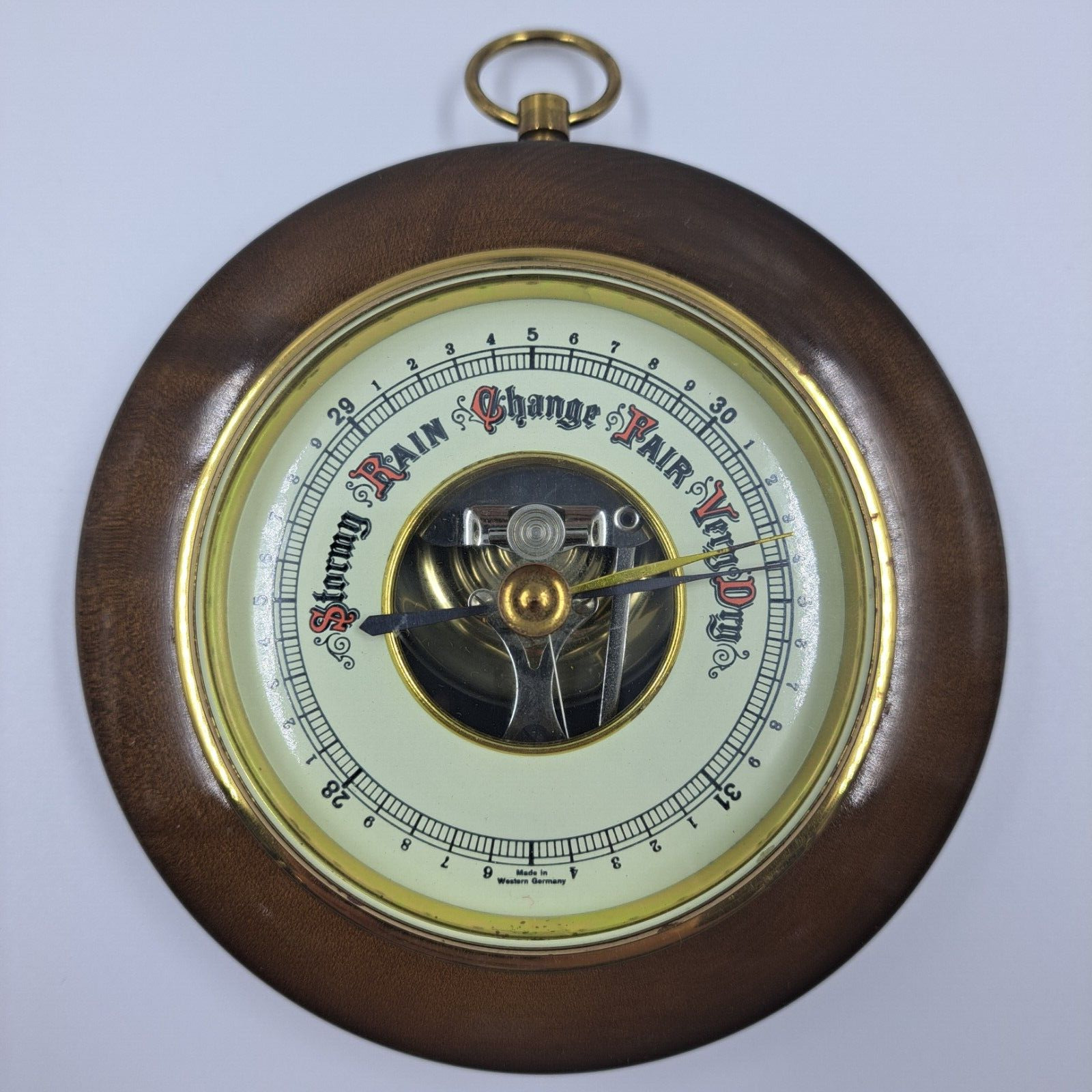 Antique VINTAGE German Barometer | Made in Western Germany