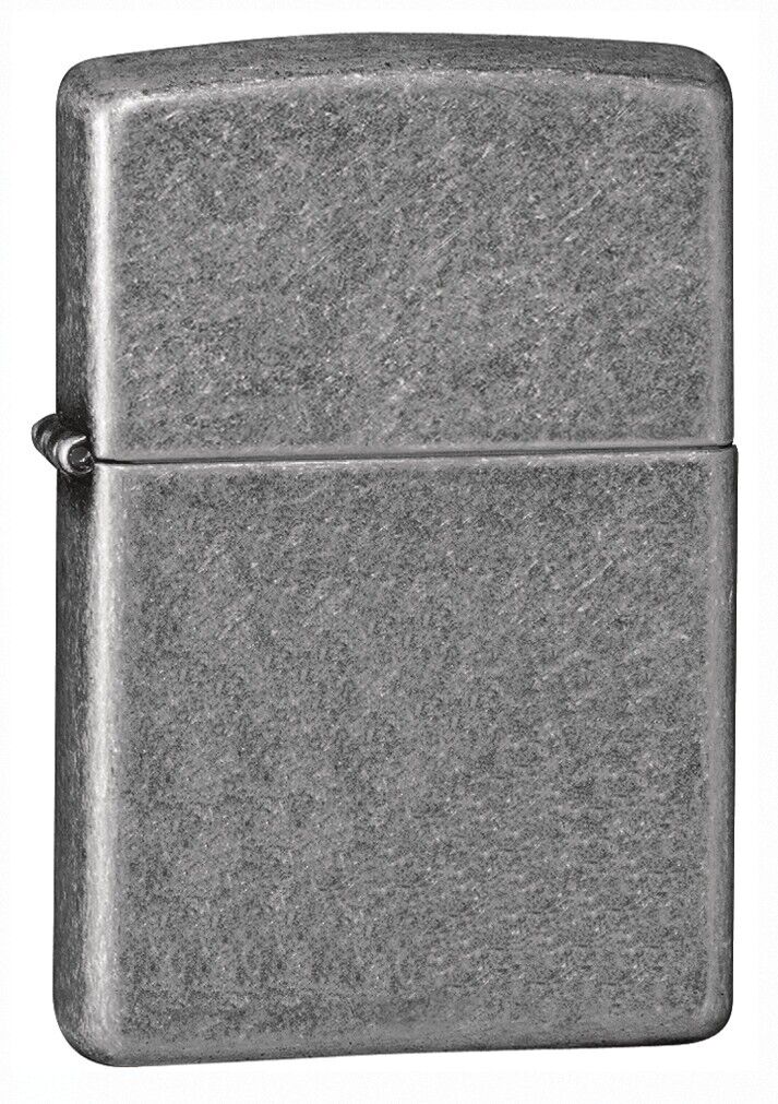 Zippo Classic Antique Silver Plate Windproof Pocket Lighter, 121FB