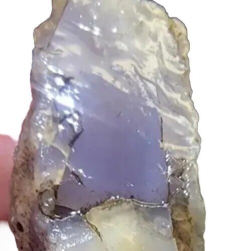 Holley Blue Agate - Old Stock Purple Chalcedony Rough From Oregon. (38 grams)