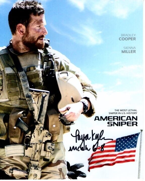 TAYA KYLE signed autographed 8x10 AMERICAN SNIPER photo WIDOW OF CHRIS