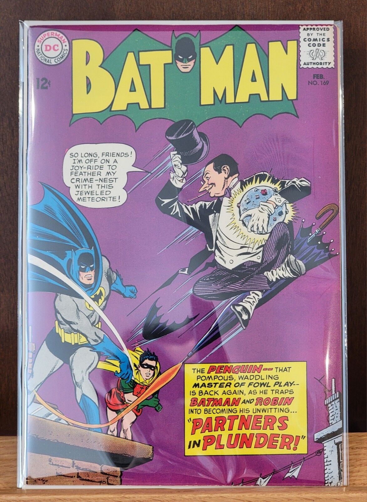 Batman #169 FN 2nd App of The Penquin Silver Age 1960 Sheldon Moldoff High Grade