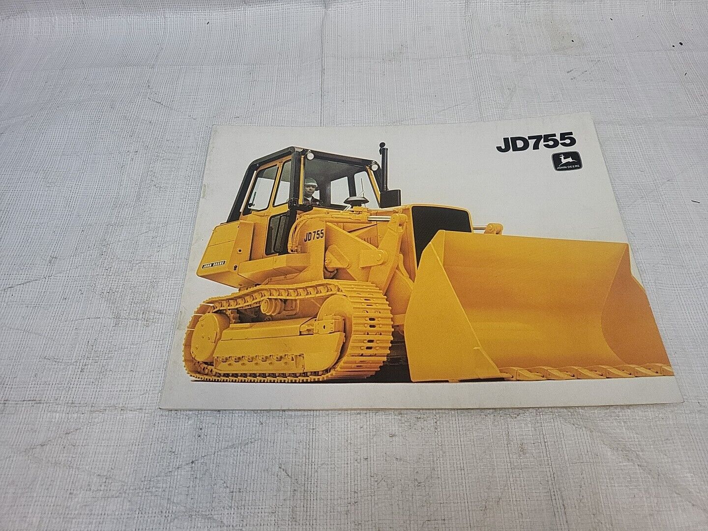 Original John Deere JD755 Crawler Loader Brochure A-1824-80-05