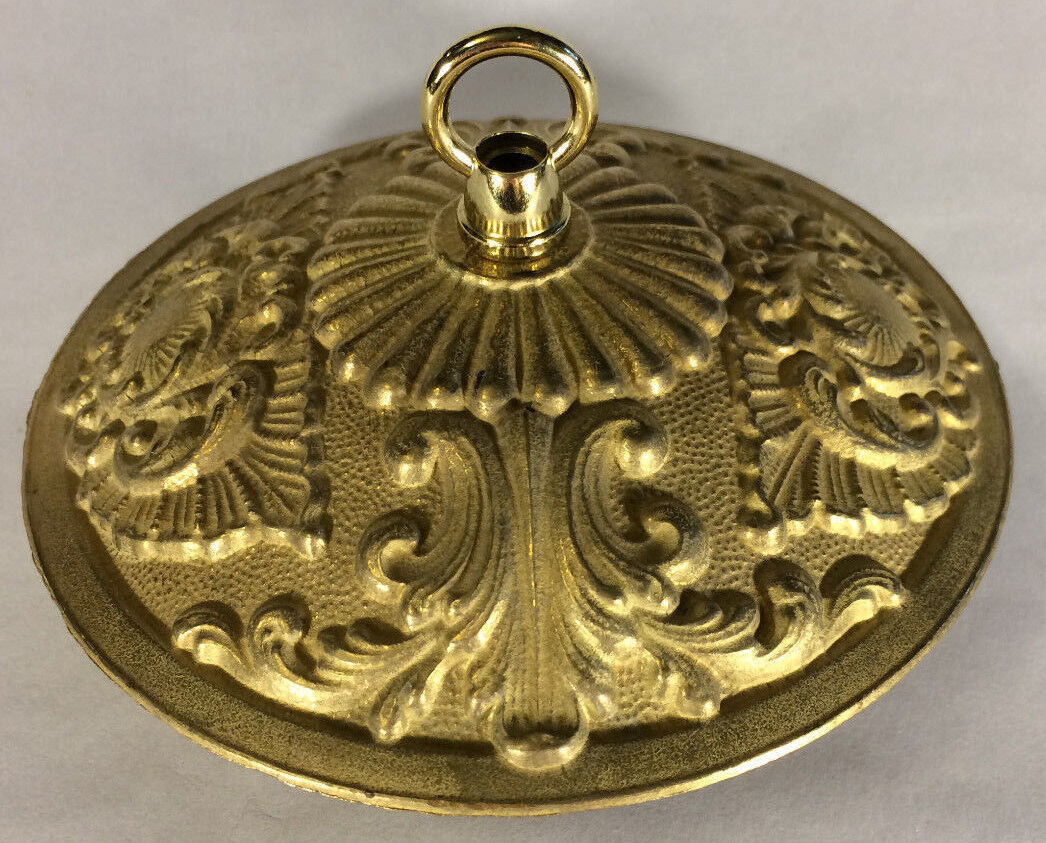 Victorian Style Die Cast Brass Ceiling Canopy, 5 1/2\