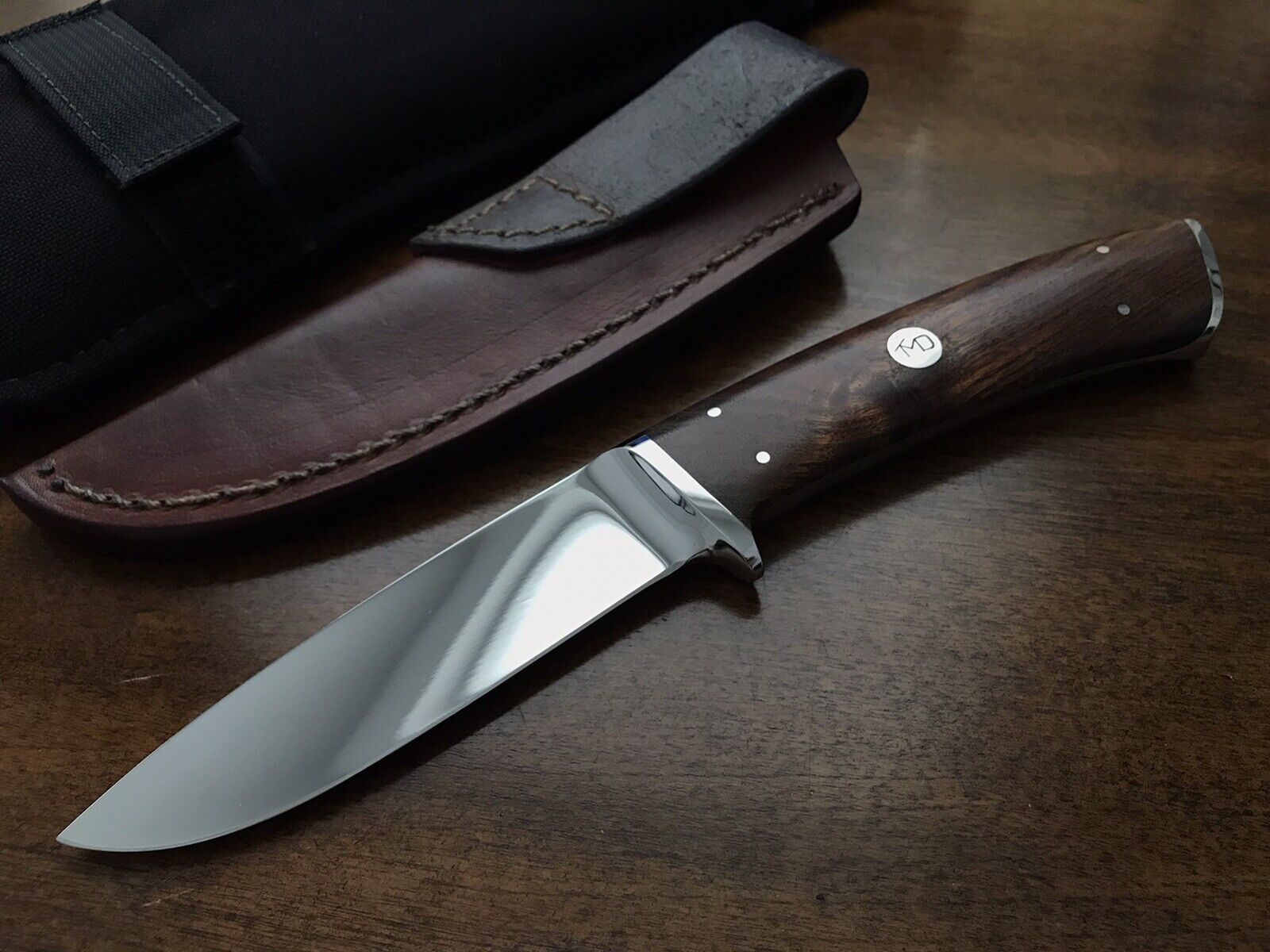 Ted Dowell TMD Custom Fixed Blade Integral  Knife
