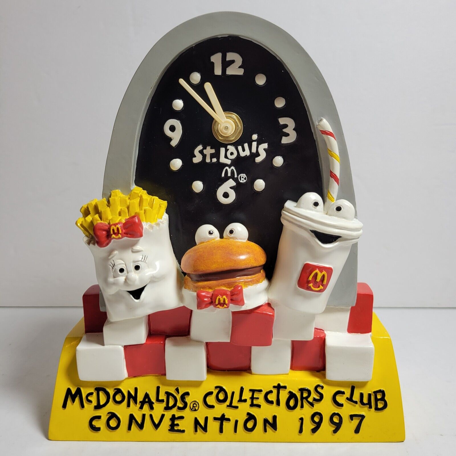 RARE McDonalds 1997 Collectors Club Convention Clock St Louis Missouri 143/500