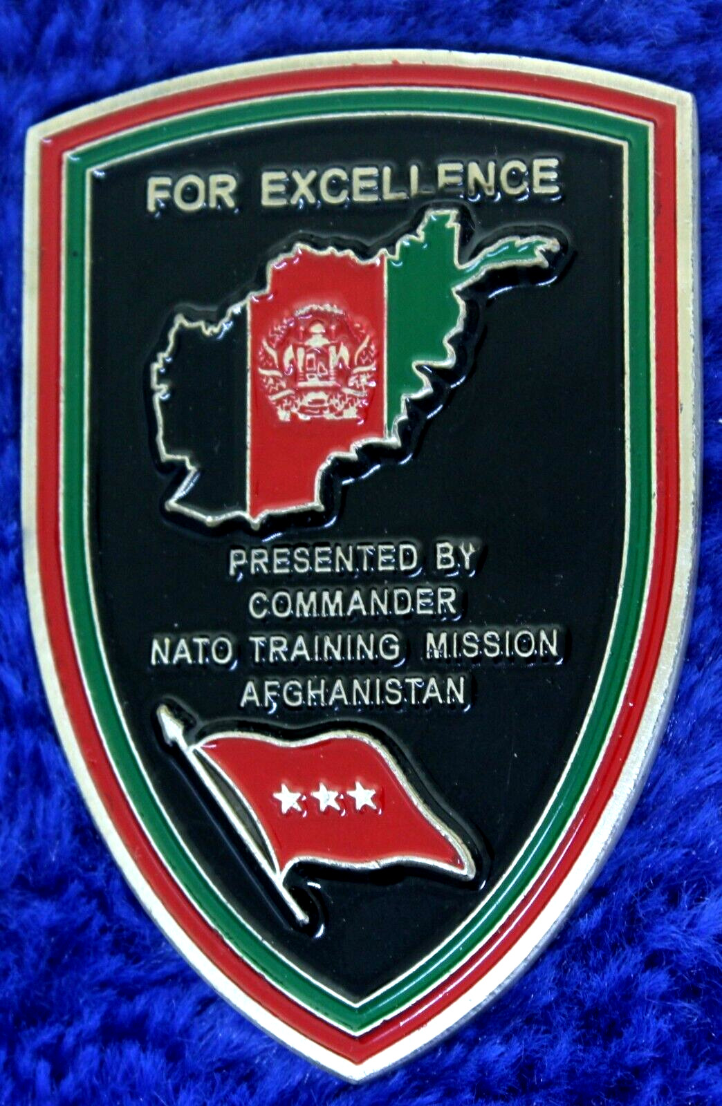 NATO Commander Training Mission Afghanistan NTM-A NATO-OTAN Challenge Coin PT-19