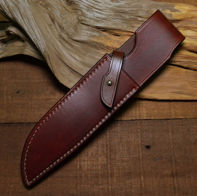 knife blade sheath dagger scabbard case bag leather fit 5.5x23cm customize Z1008
