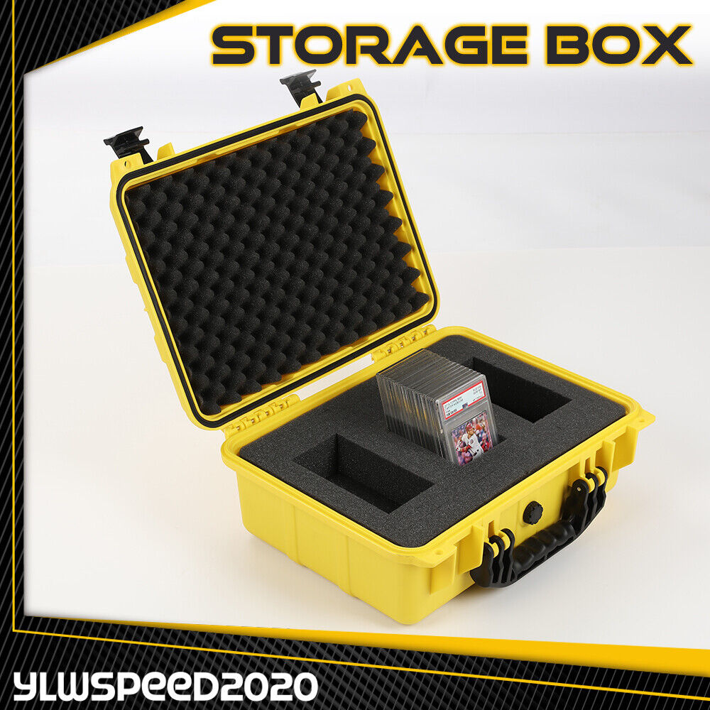 150+ Sport Graded Card Storage Box Case Slab Holder Protector Weatherproof