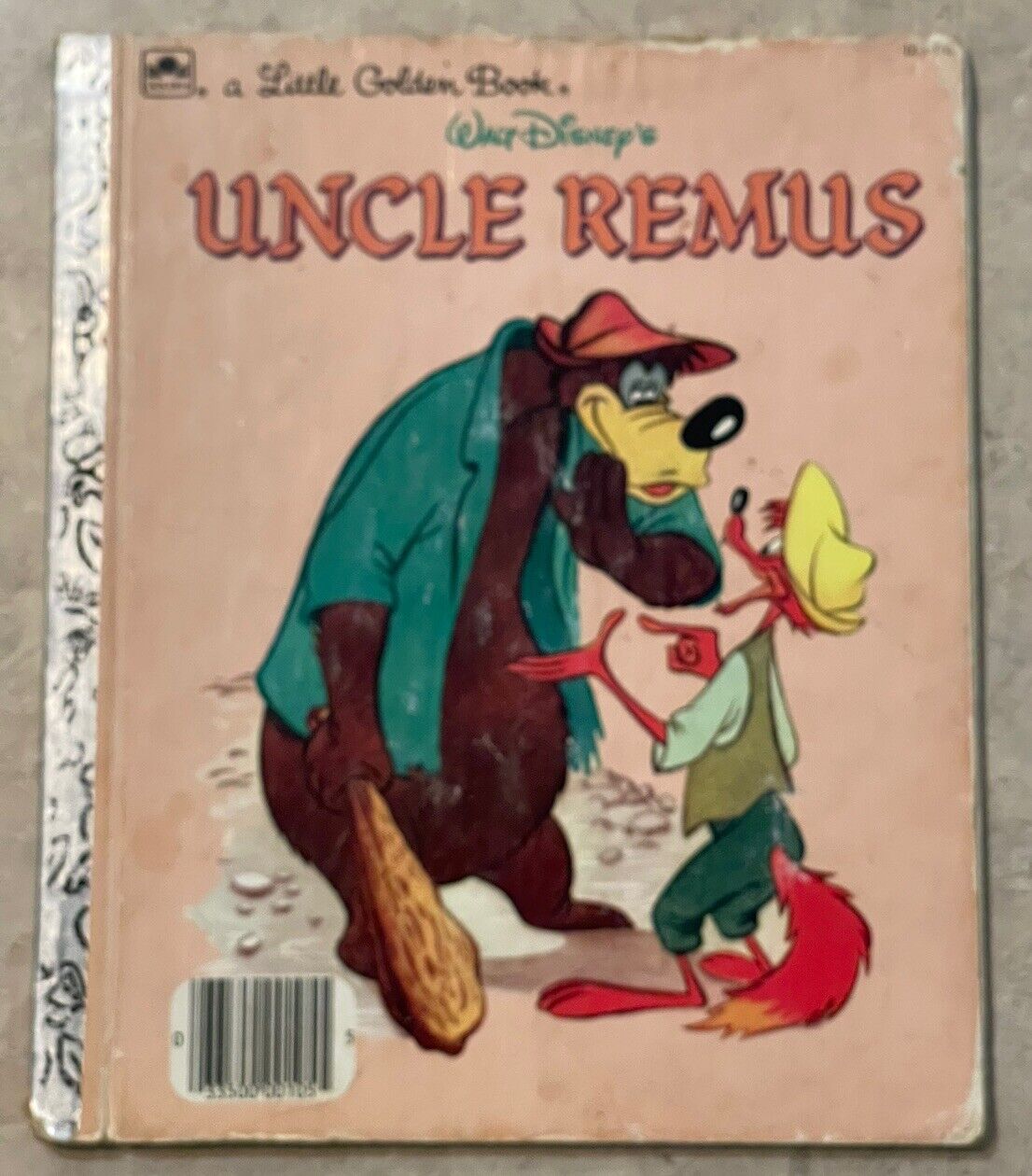 VTG 1986 A Little Golden Book Walt Disney’s Uncle Remus Hardcover