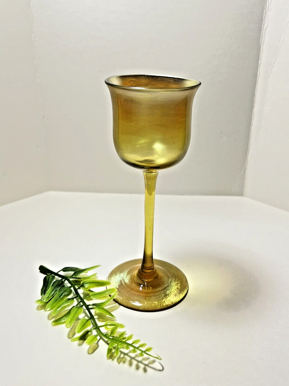 Tiffany & Co Favrile  Art Glass Signed Louis C. Tiffany Cordial 5.5\