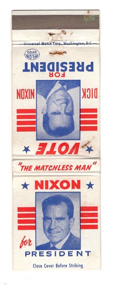 Matchbook: Vote Dick Nixon for President