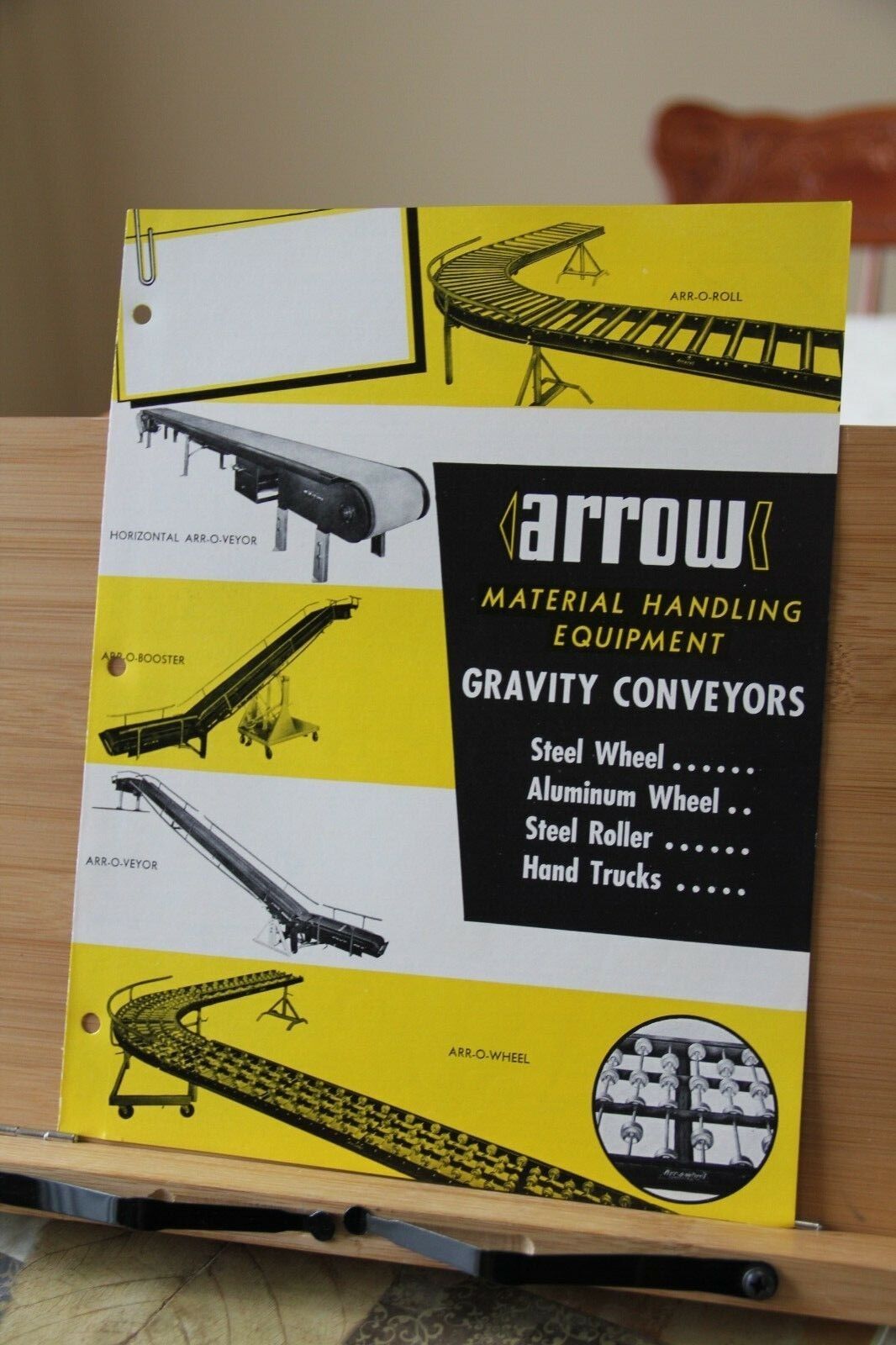 Brochure Arrow Products Inc Grand Rapids Michigan MI GRAVITY Conveyors Gravity