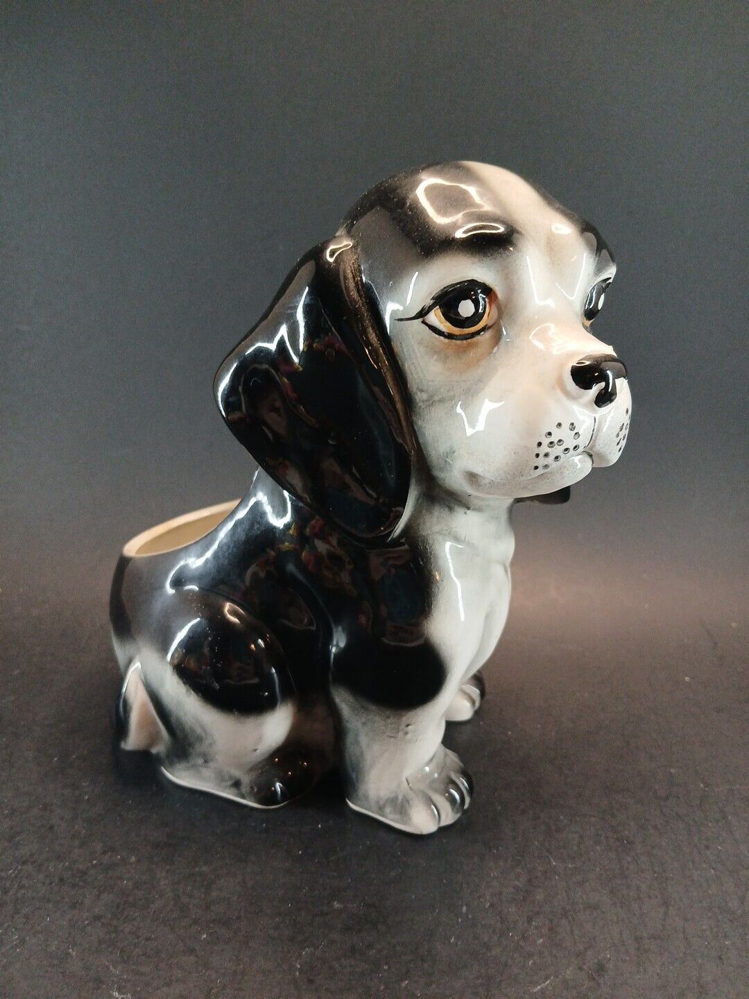 inarco japan ceramic dog planter vintage 4717
