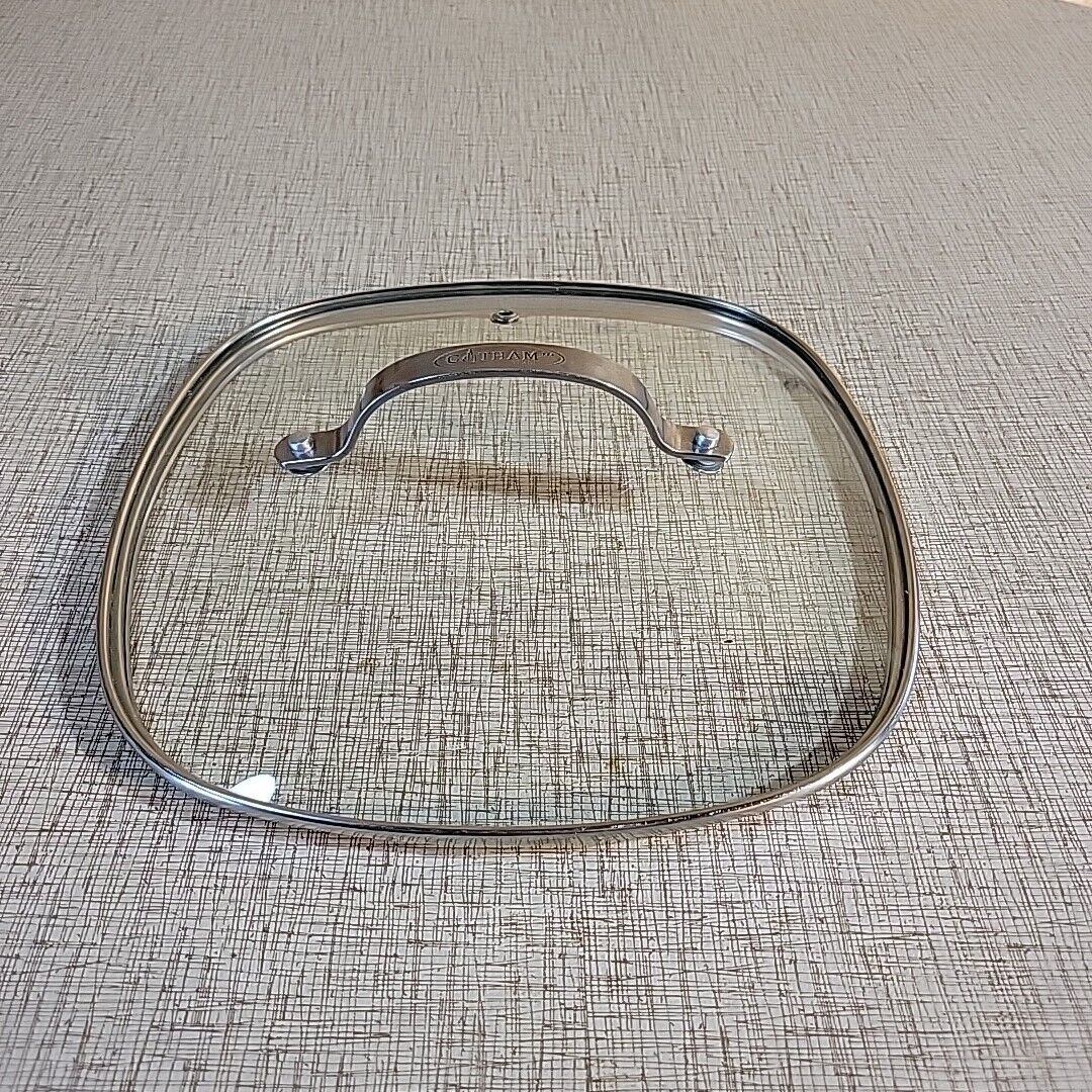Gotham Steel Clear Glass Square Replacement Lid 9 1/4\