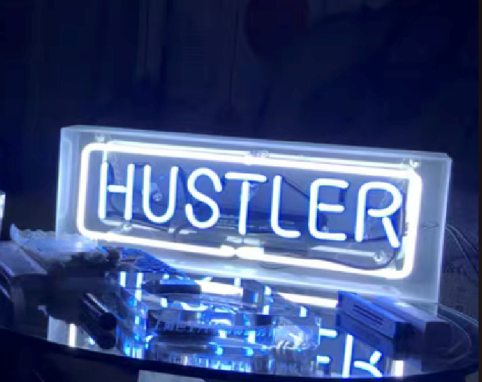 Hustler Neon Sign 14\