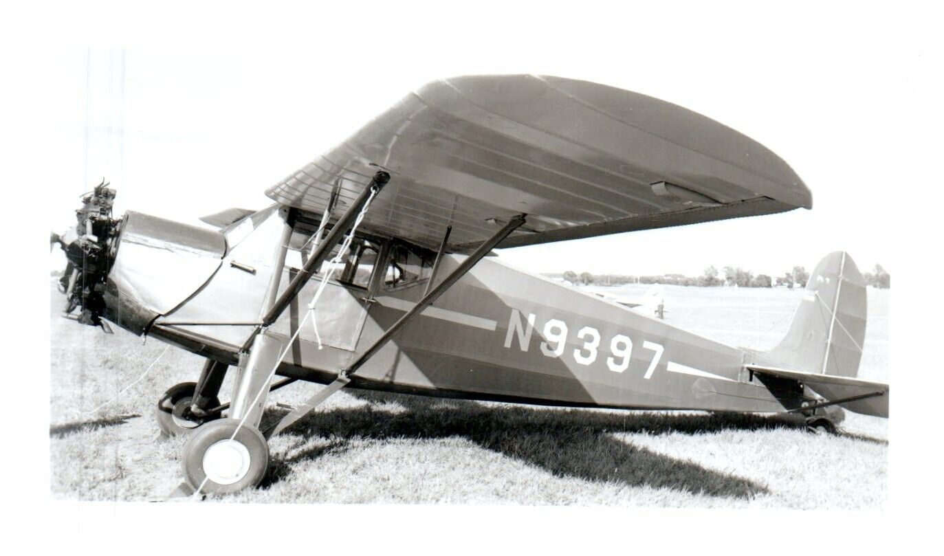 Fairchild Warner Airplane Vintage Original Photograph 5x3.5\