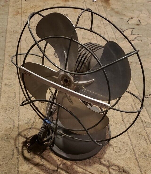 Antique Westinghouse Electric Fan Cat. No. 10 TESTED AND WORKS 