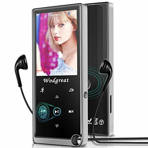 MP3 Music Players with Bluetooth 4.2, 16GB Portable HiFi Lossless Sound black 