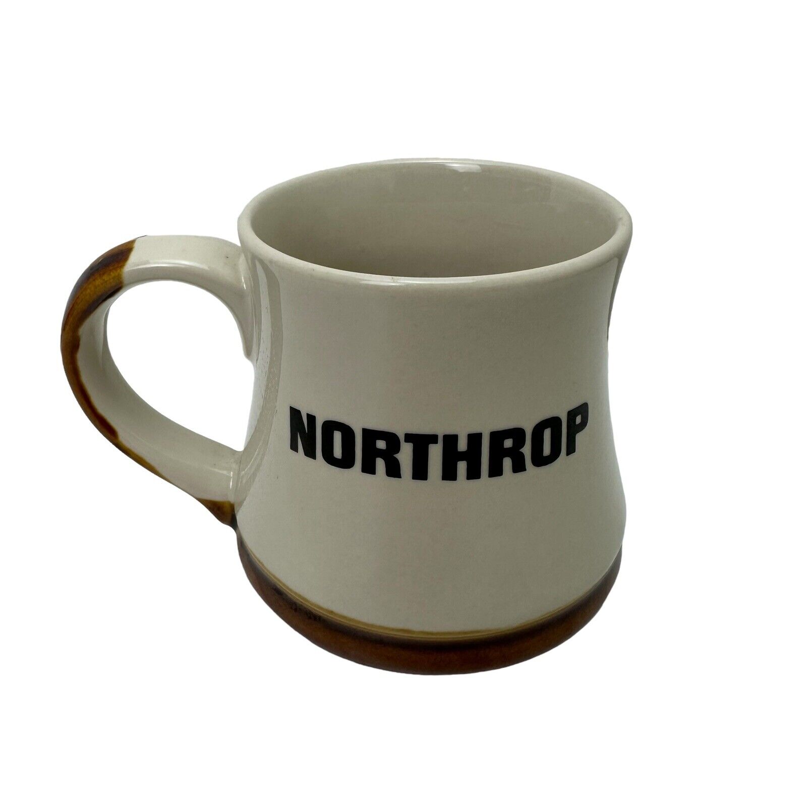 Vintage Northrop Coffee Mug Cup Brown Aerospace