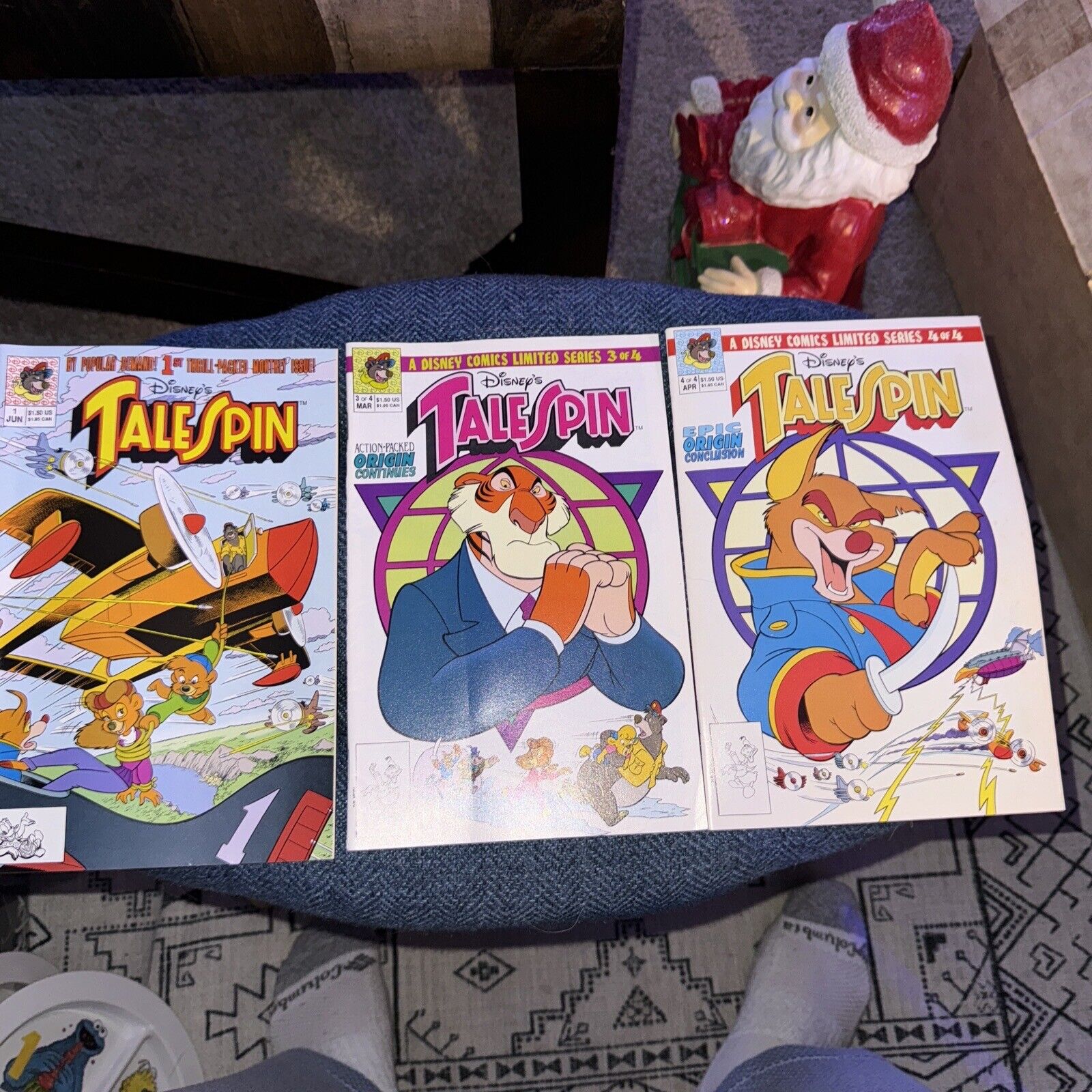 Disney TaleSpin #1,3,4 Comic Book- Limited Series
