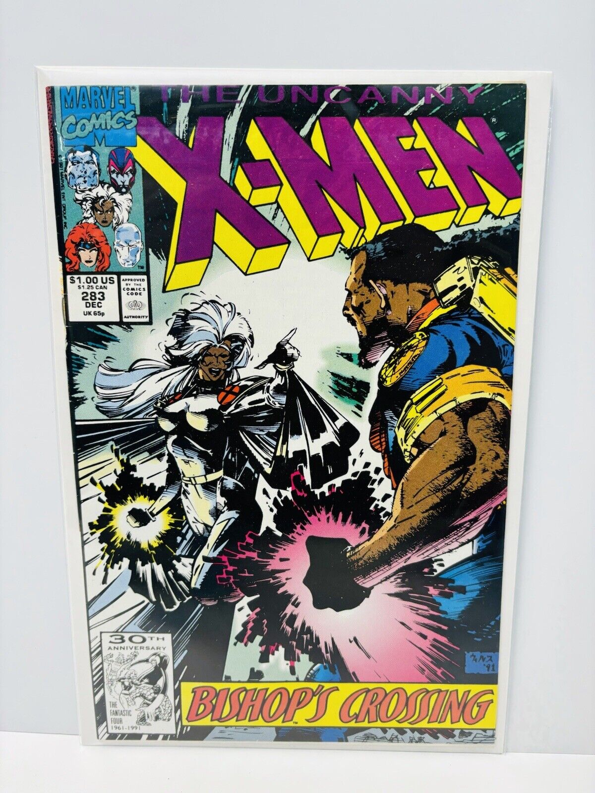 Uncanny X-Men #283 1st Full Appearance Bishop Marvel Comics 1991 High Grade