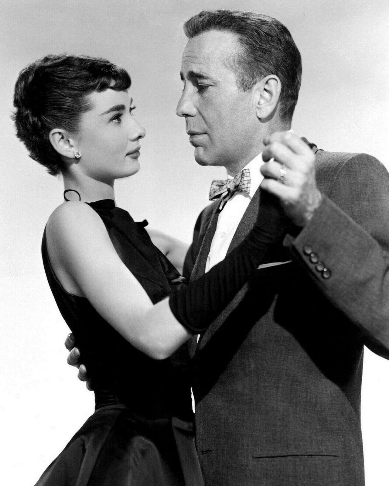 1953 HUMPHREY BOGART & AUDREY HEPBURN in SABRINA Classic Film Picture Photo 5x7