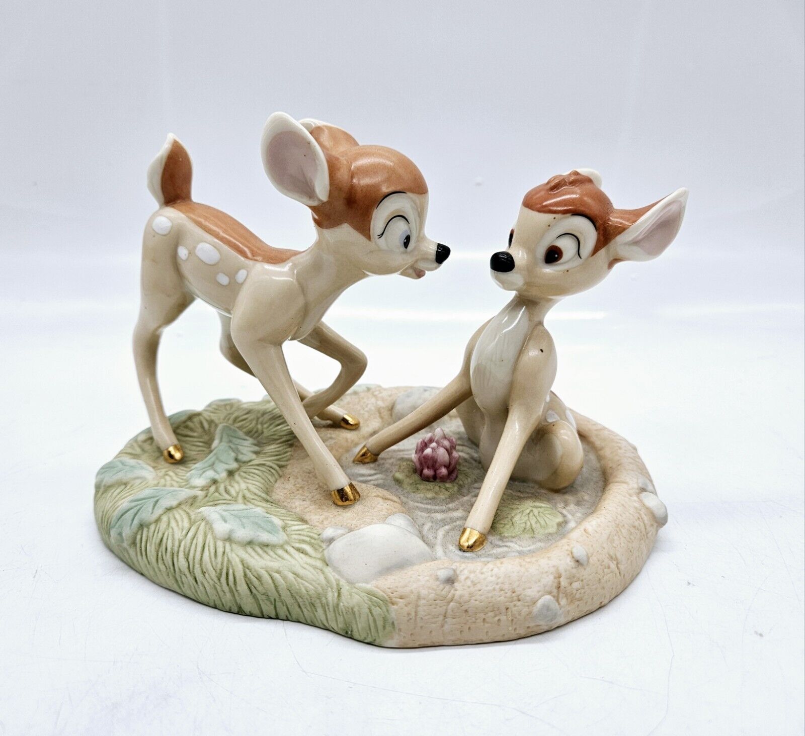 Lenox Disney Forest Frolic Porcelain Figurine Bambi and Faline 7.5\