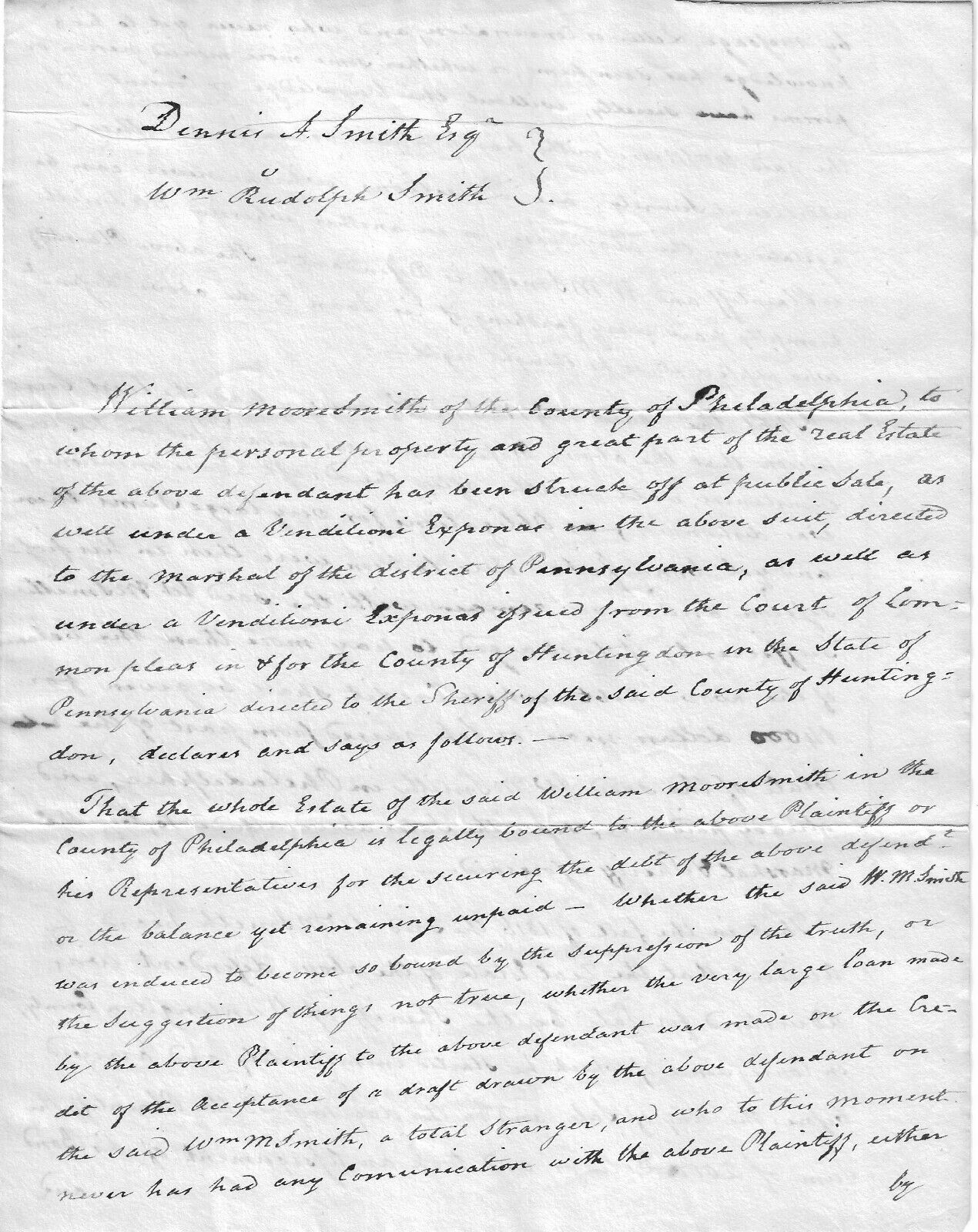 Smith Family Pennsylvania Property Ownership In Dispute