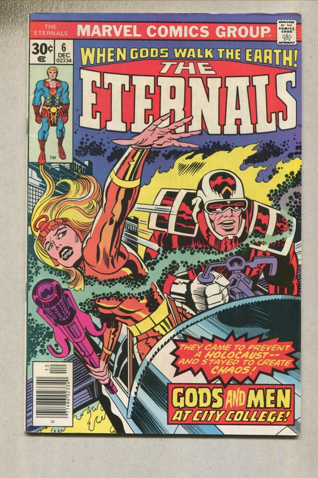 The Eternals  #6 VF  Gods And Men At City College  Marvel Comics  SA