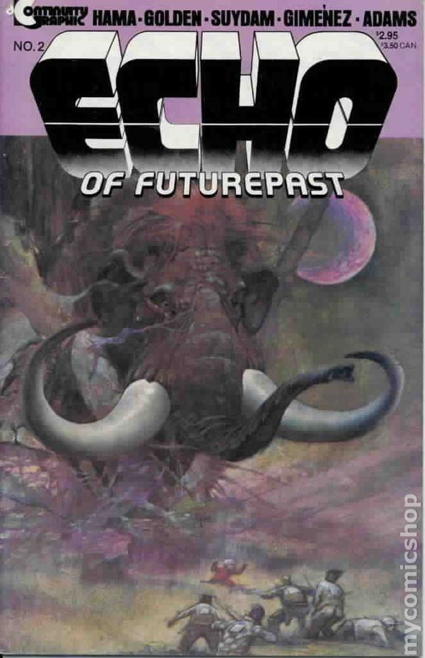 Echo of Futurepast #2 VF 1984 Stock Image