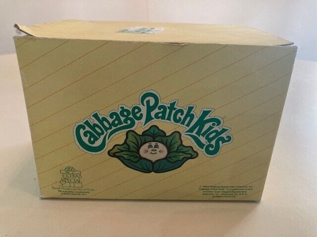 Cabbage Patch Kids Porcelain Bedtime Story With Box And Tag 1984 Figurine 5” VGT