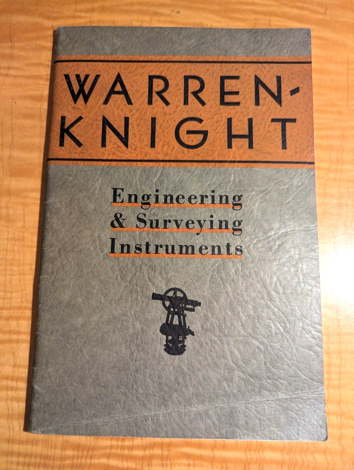 1931 Warren Knight Engineering Surveying Instruments Transits Catalog $29.95
