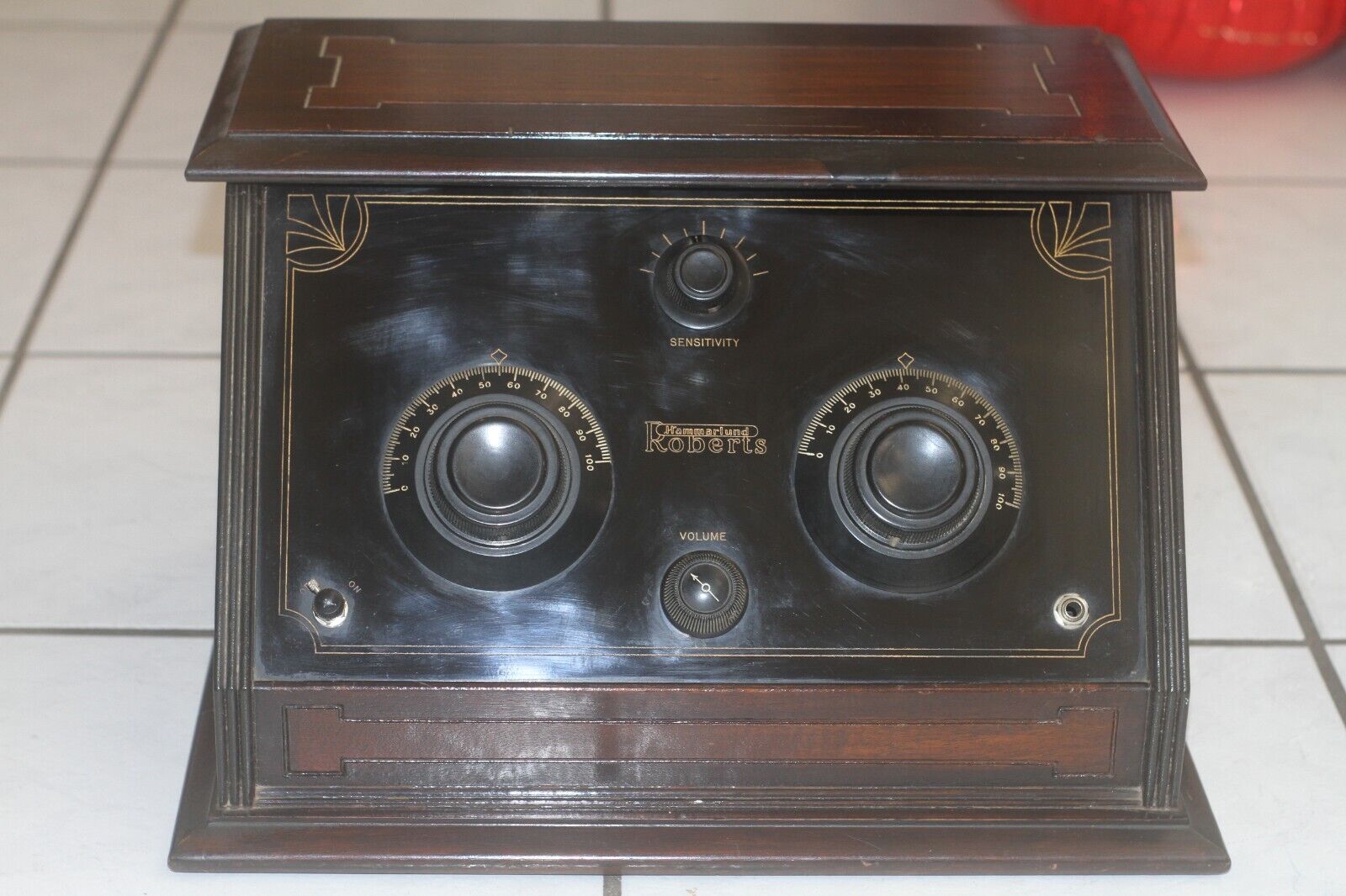 Vintage Radio Reciver #2800 Rare Hammarlund Roberts Radio Kit built W/ Instr.