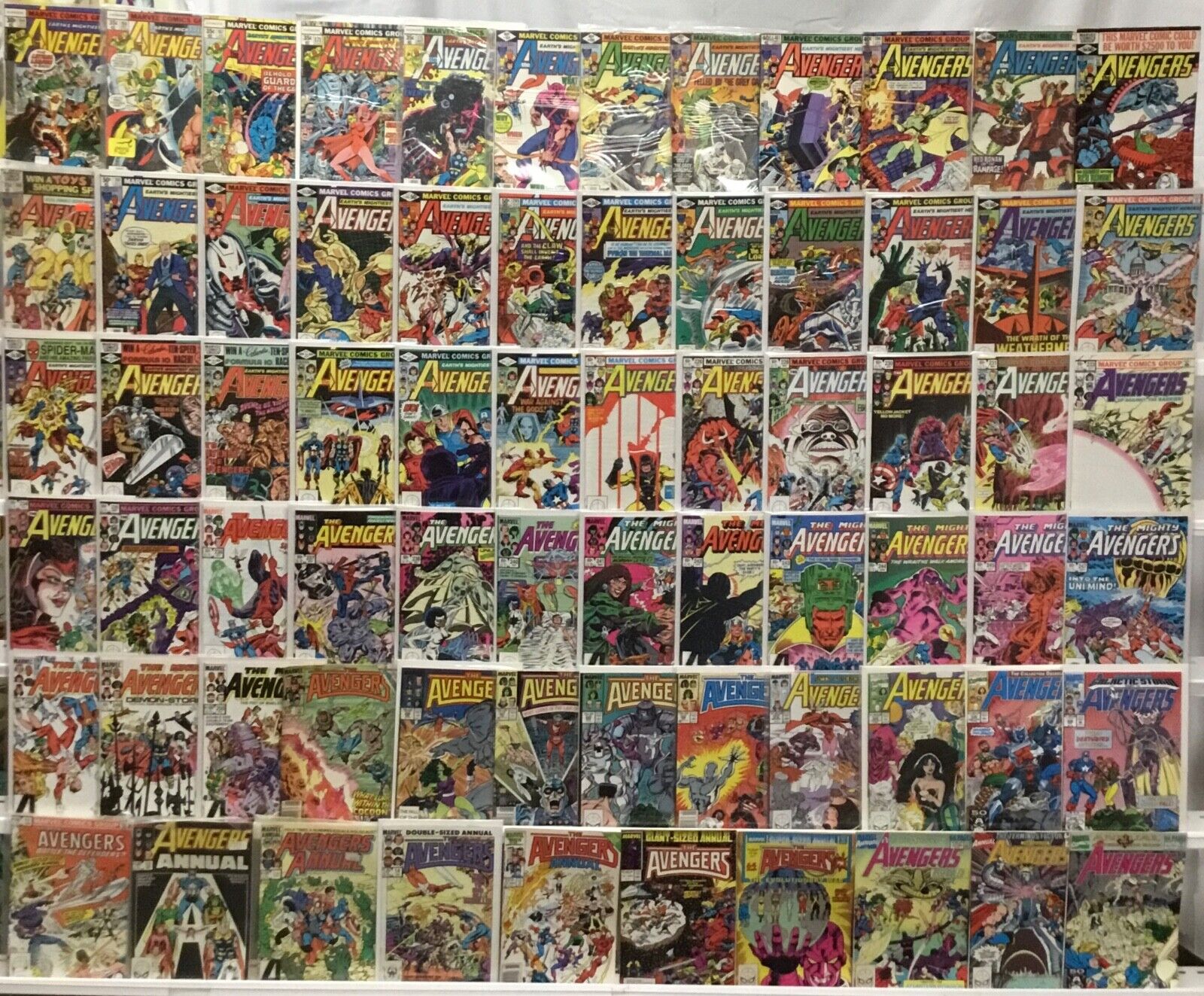 Marvel Comics - Avengers 1st Series - Multiple Keys - Comic Book Lot of 70