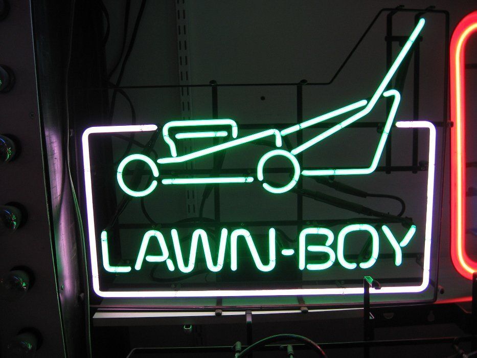 Lawn-boy Neon Sign Lamp Light Visual Bar Beer Artwork Collection 17\