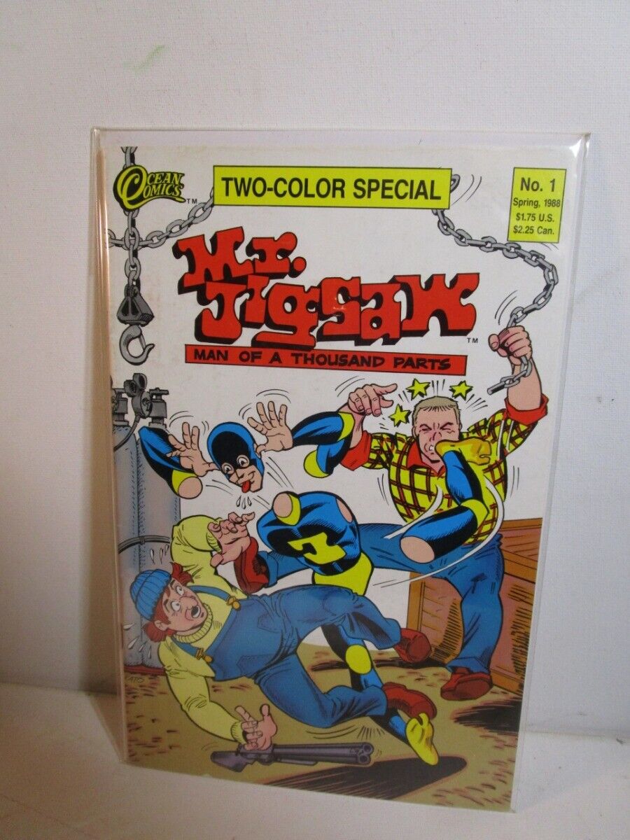 1988 mr.jigsaw #1 ocean comics Bagged Boarded
