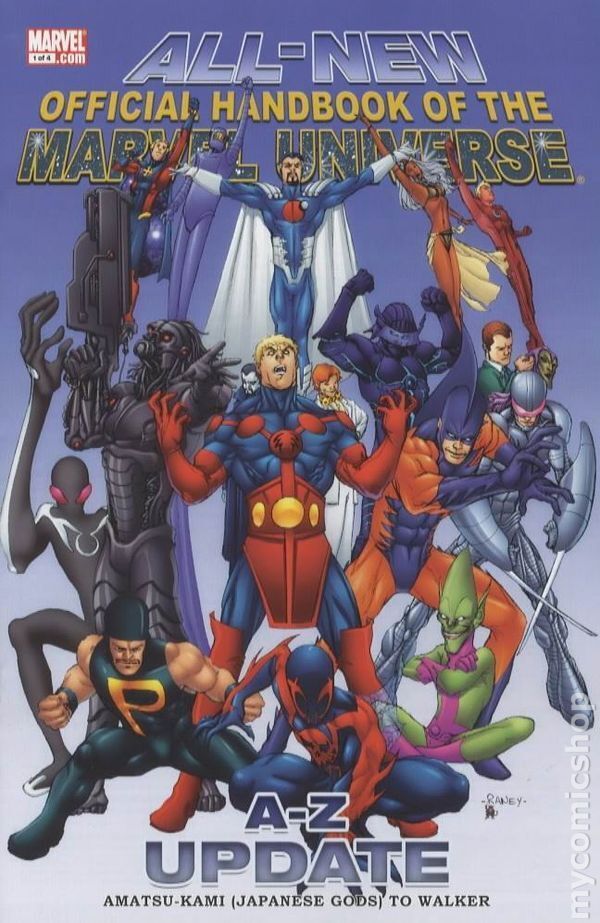All New Official Handbook Marvel Universe Update #1 VG 2007 Stock Image