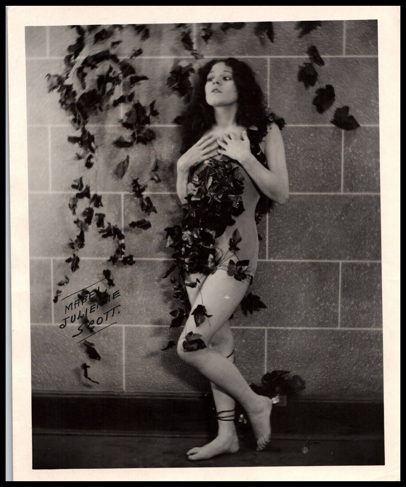 Hollywood Beauty MABEL JULIENNE SCOTT STUNNING PORTRAIT 1920s STUDIO Photo 669