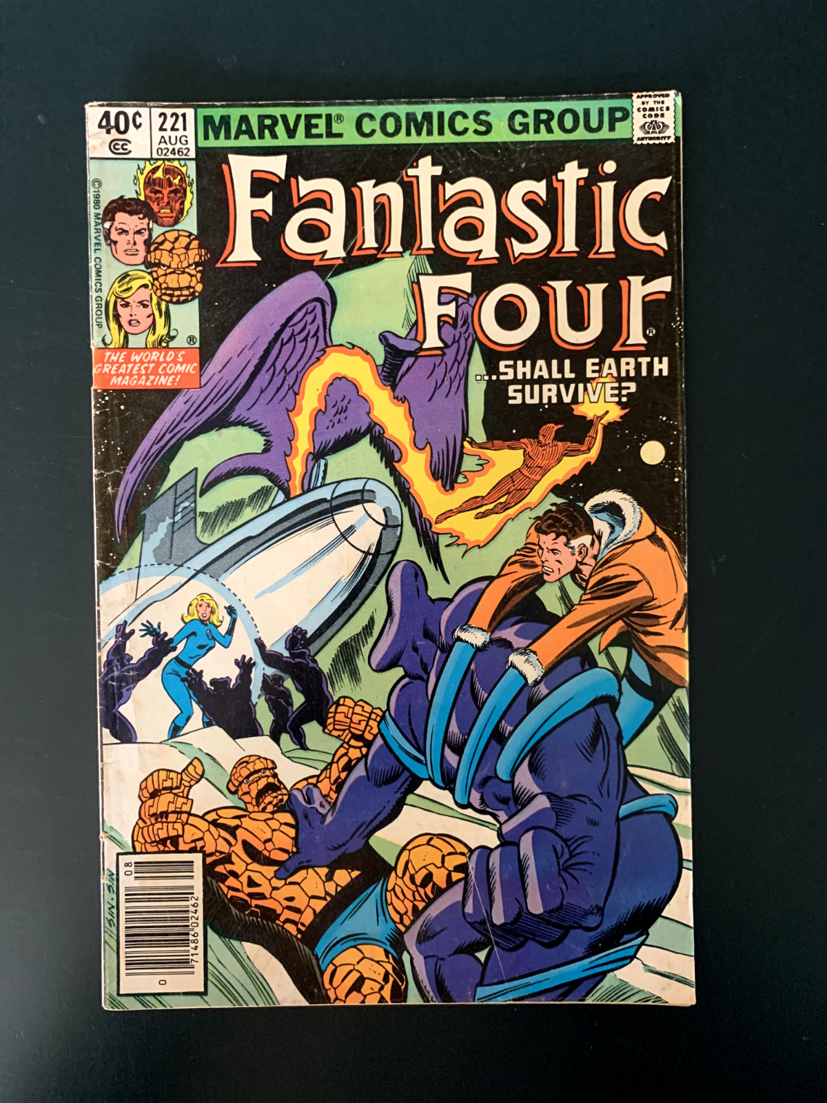 Vintage Fantastic Four Newsstand #221 July 1980 Comic Book+++