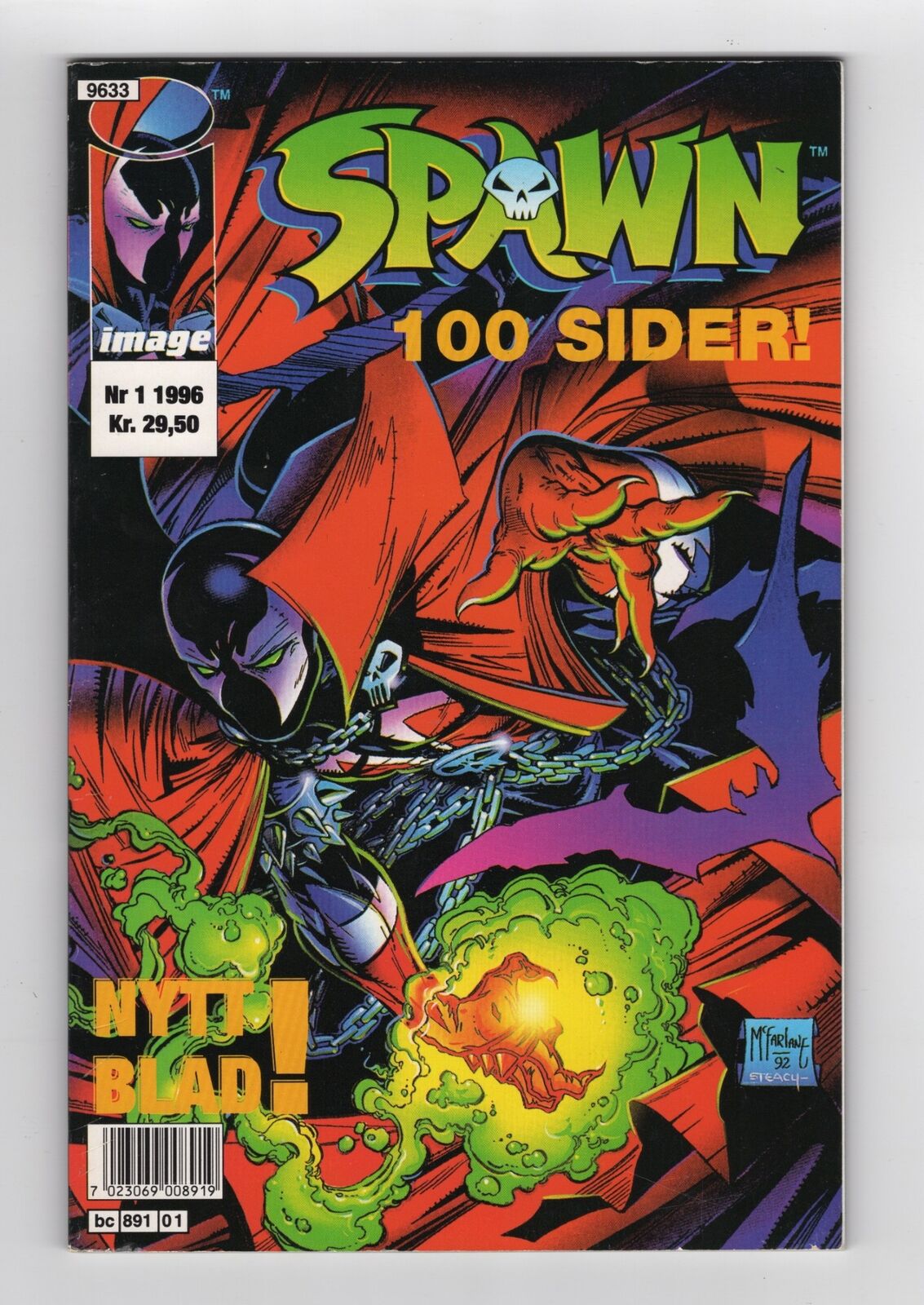 1992 IMAGE COMICS SPAWN #1-#4 1ST APPEARANCE OF SPAWN AL SIMMONS RARE KEY NORWAY