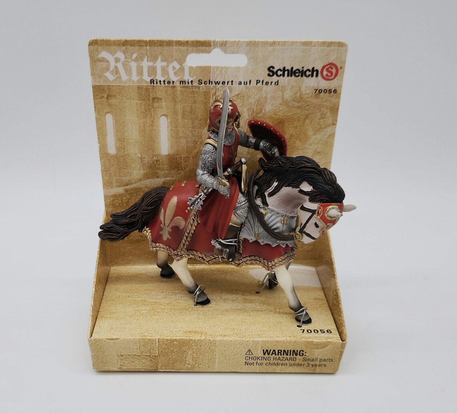 Schleich Ritter Red Knight Horse 70056 ** Retired figure - brand new 