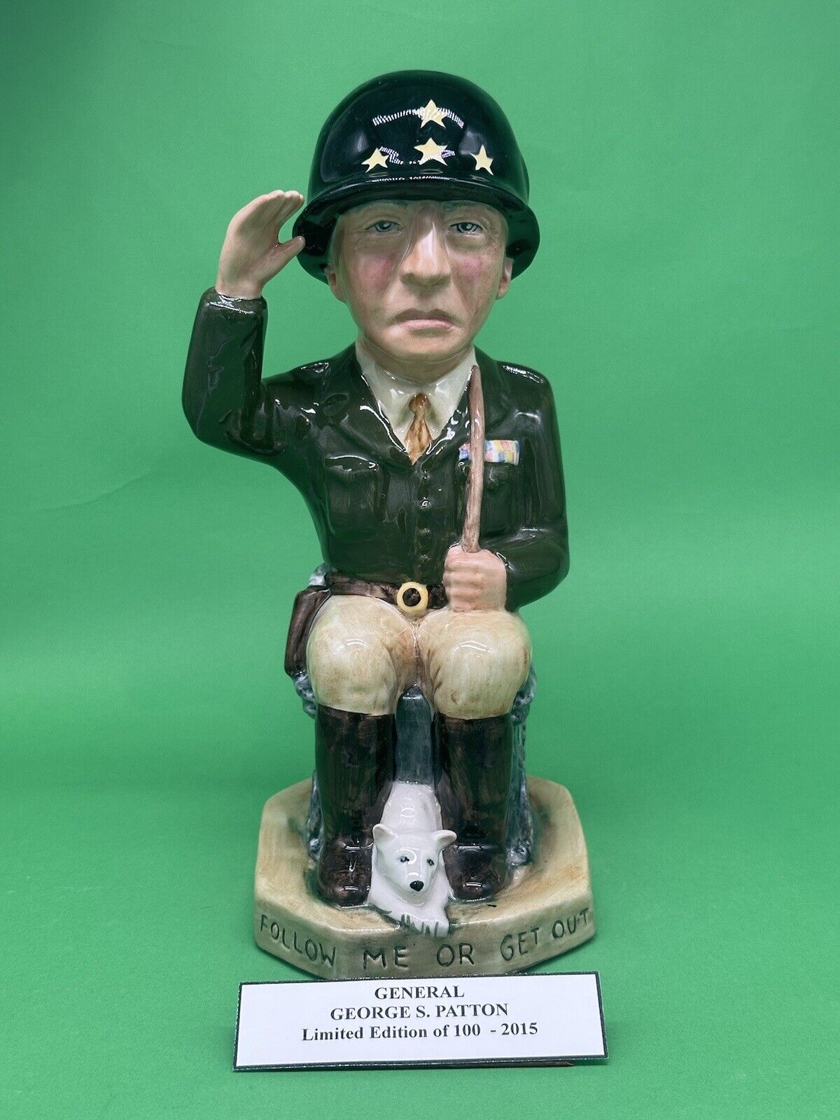 Allied Leaders Collection Toby Jug PROTOTYPE General Patton *RARE* c.2015,  11\