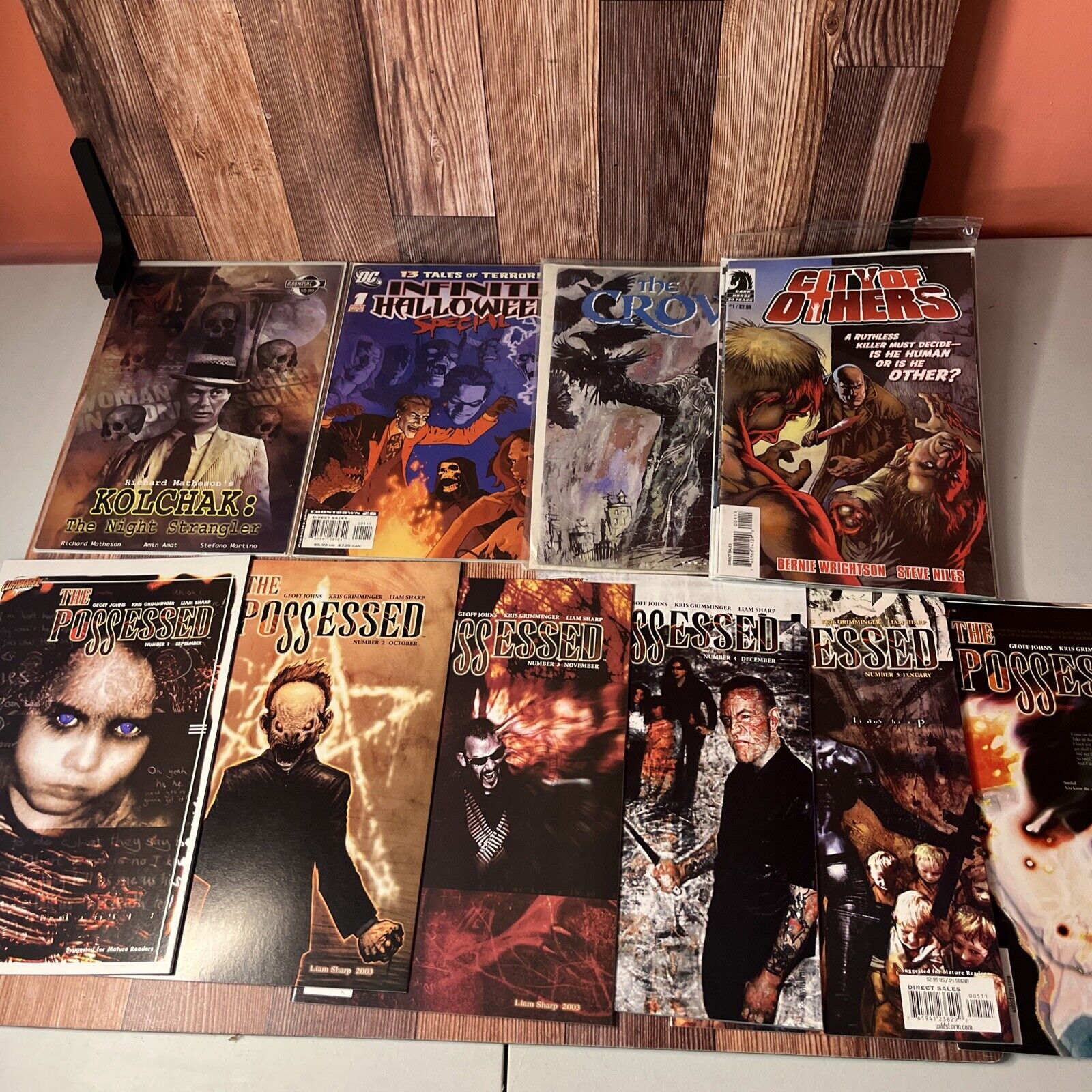 Lot of 12 Assorted Comic Book Lot City of Others The Possessed Infinite Hallowee