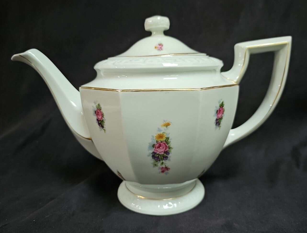 Rosenthal Maria 2167 Floral Teapot & Lid 7\