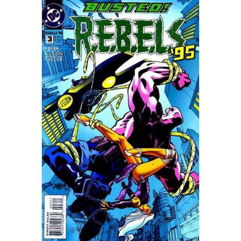 R.E.B.E.L.S. (1994 series) #3 in Near Mint condition. DC comics [g\\