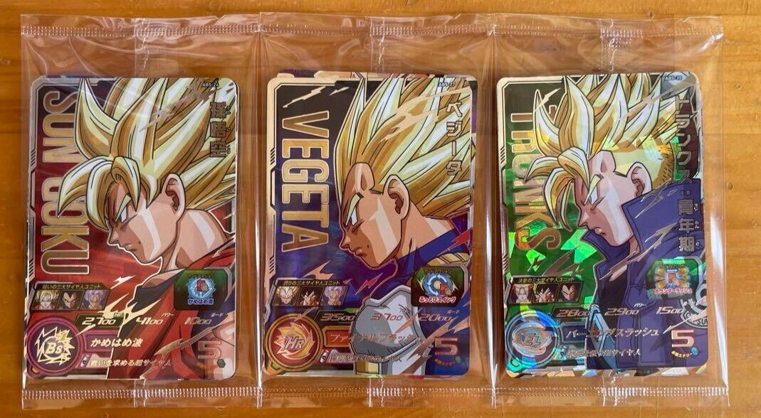 Super Dragonball Heroes 3 Types 13th Anniversary Special Set ABS SDBH Japanese