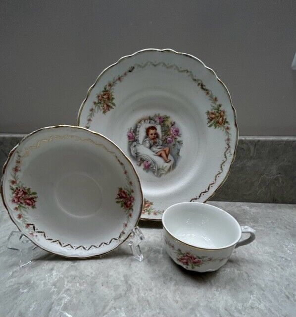 VTG Stinthal China Child Plate Tea cup & Saucer