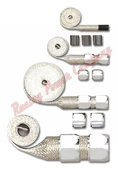 Staineless steel hose sleeving kit braided hose covering radiator heater fuel va