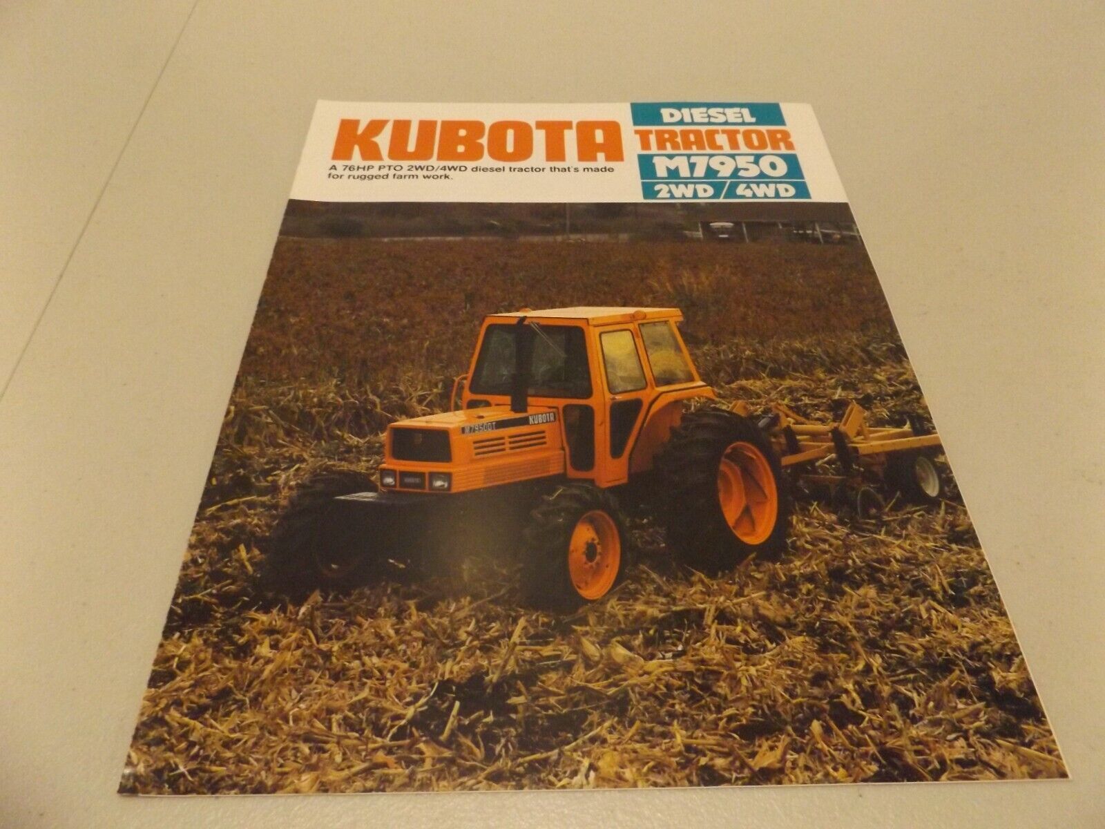 KUBOTA  M7950  2WD/4WD  TRACTORS,  LIT # 5007-01   83-JAN
