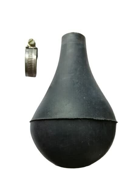 MHE-Rubber Black Bulb for Brass Car Taxi Horn 6ins = 15cm x 4ins = 10cm Brand: